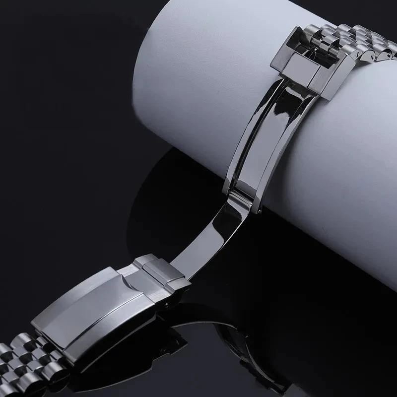 904 Jubilee Watch Band For Rolex Sub GMT Yacht Daytona 20mm 21mm Men Strap Luxury watch chain Mod Parts Replacement Accessories