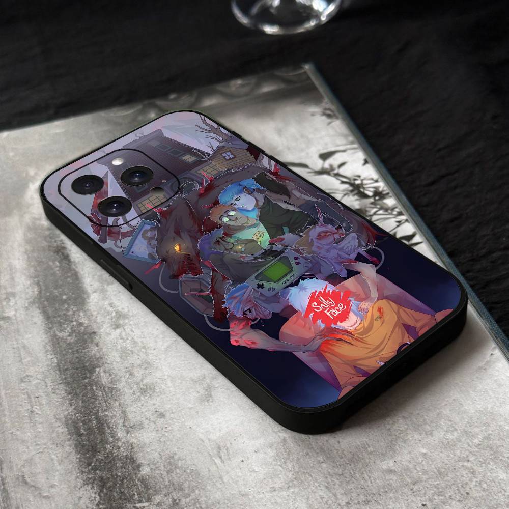 

Sally Face Thriller Game Phone Case Black Silicone Soft Shell For IPhone 17 16 15 14 13 12 11 Air Pro Max Plus Hot Sale iphone 14 Pro
