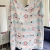 Korean Style All-Season Thin Nap Blanket for Sofa & Office