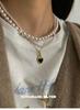 Fashionable Double-Sided Heart Necklace for Women - Stylish Niche Design Clavicle & Sweater Chain