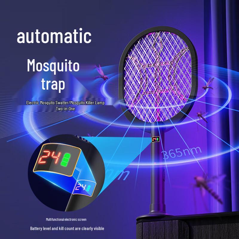 Changbaosen Foldable USB Rechargeable Electric Mosquito Swatter