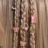 5pcs/bag Silver Metal Hair Rings Braid Dreadlocks Bead Hair Cuffs Dread Tube Charm Dreadlock for DIY Hair Accessaries