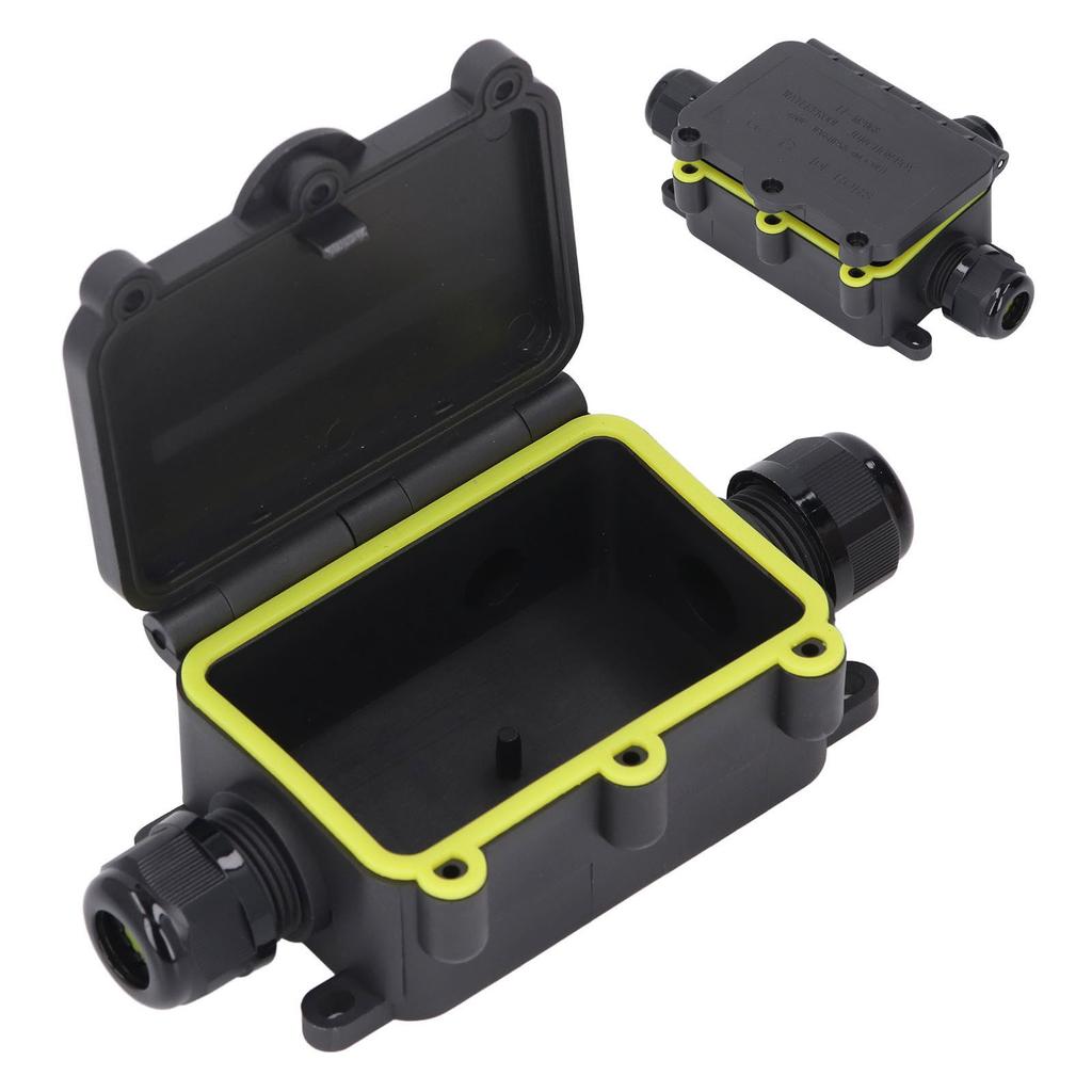 Water Proof Junction Box 3 Way IP68 Plastic External Electric Power Cord Box for Outdoor Lighting 450V