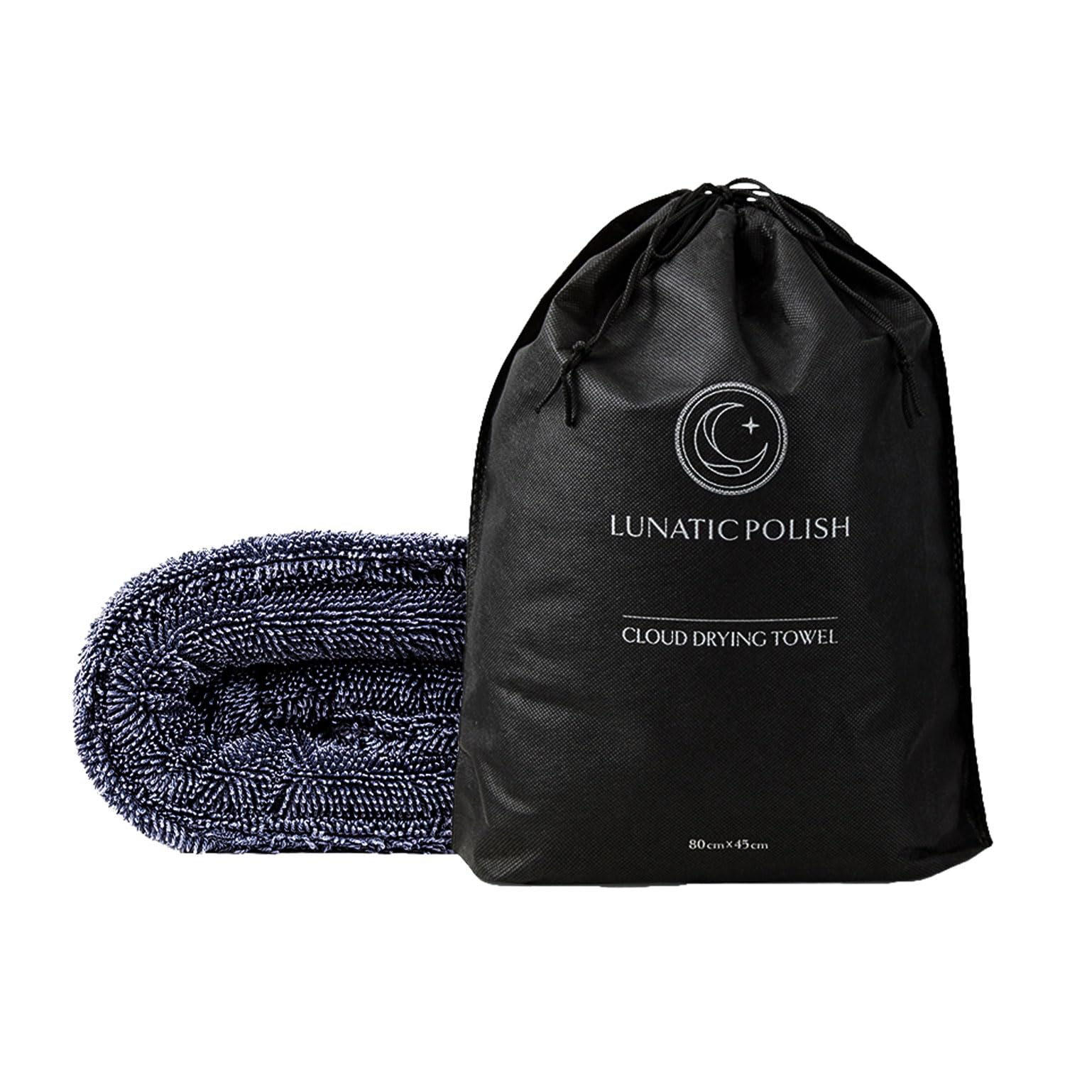 BULLSONE Сушка автомобиля 80 x 45 Полотенце для сушки Cloud Super Extra Без краев Царапина Скрученная петля Автомобиль Автомобиль Автомобиль SEIWA POLISH Полотенце для сушки Cloud, см, BU15, чёрный