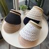 Straw Empty Cap Children Summer Outdoor Travel Sun Protection Sun Hat Sun Beach Leisure Versatile