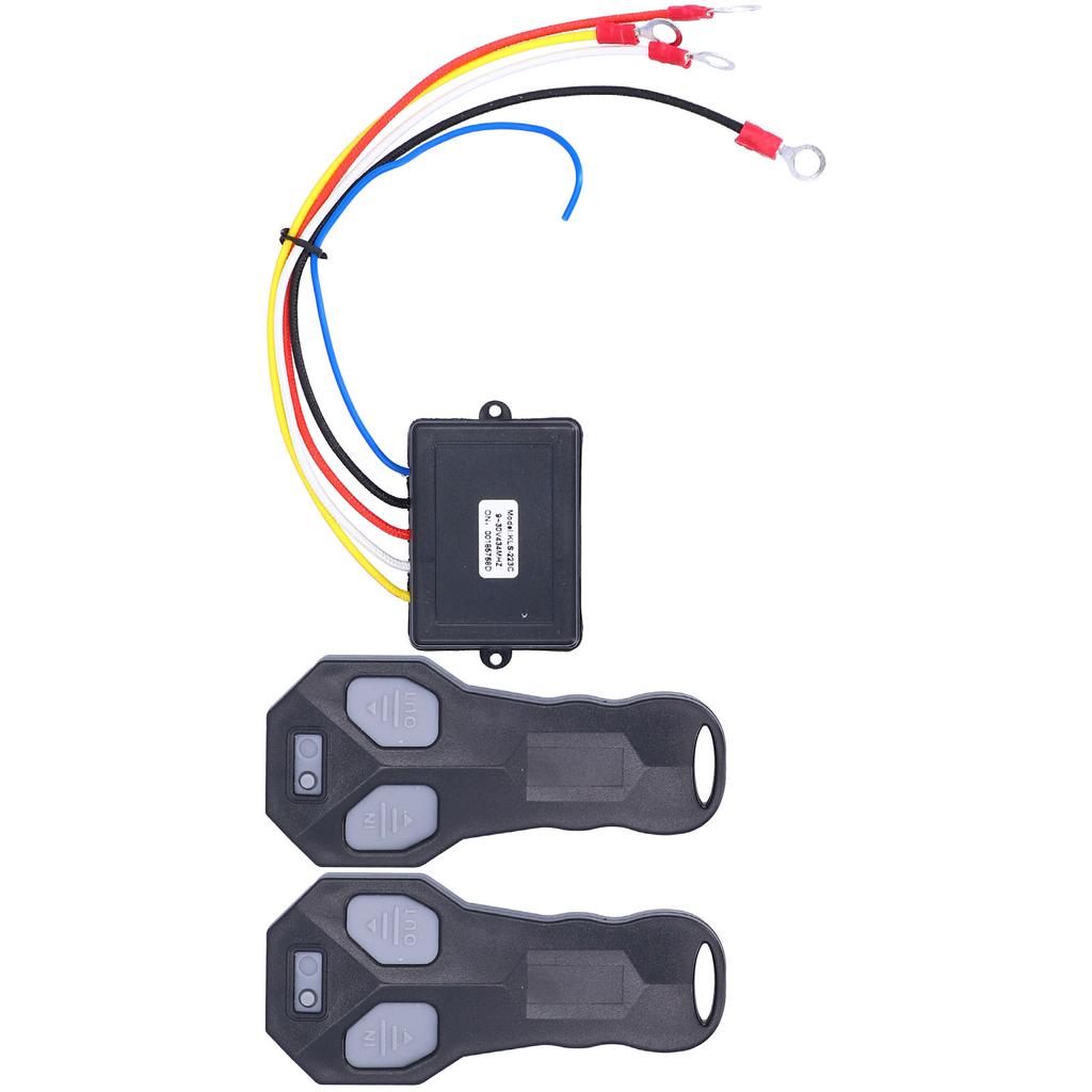 2pcs Wireless Winch Remote Control 12V Electric Replacement for Jeep ATV Truck Universal