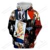 PLstar Cosmos Michael Jackson 3D Baskılı Kapüşonlu Sweatshirt/Sweatshirt/Ceket/Erkek Kadın hip hop giyim büyük beden XS-7XL