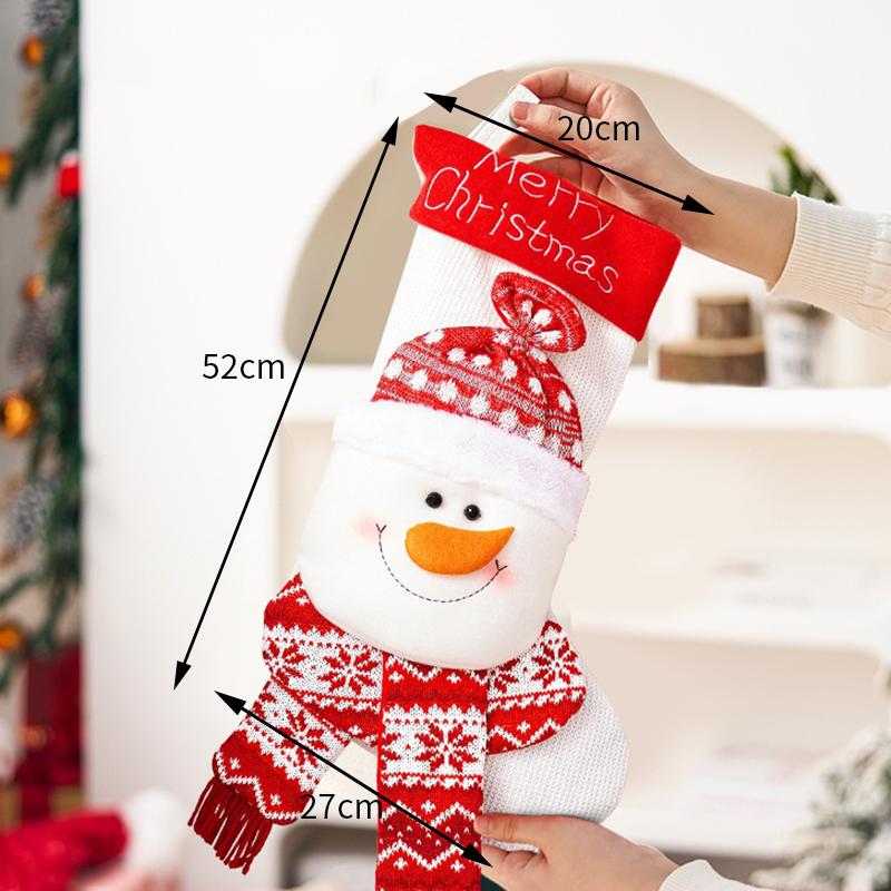 Christmas Decoration Christmas Socks Ornaments Pendant Small Boots Children New Year Candy Bag Gift Fireplace Tree Jewelry