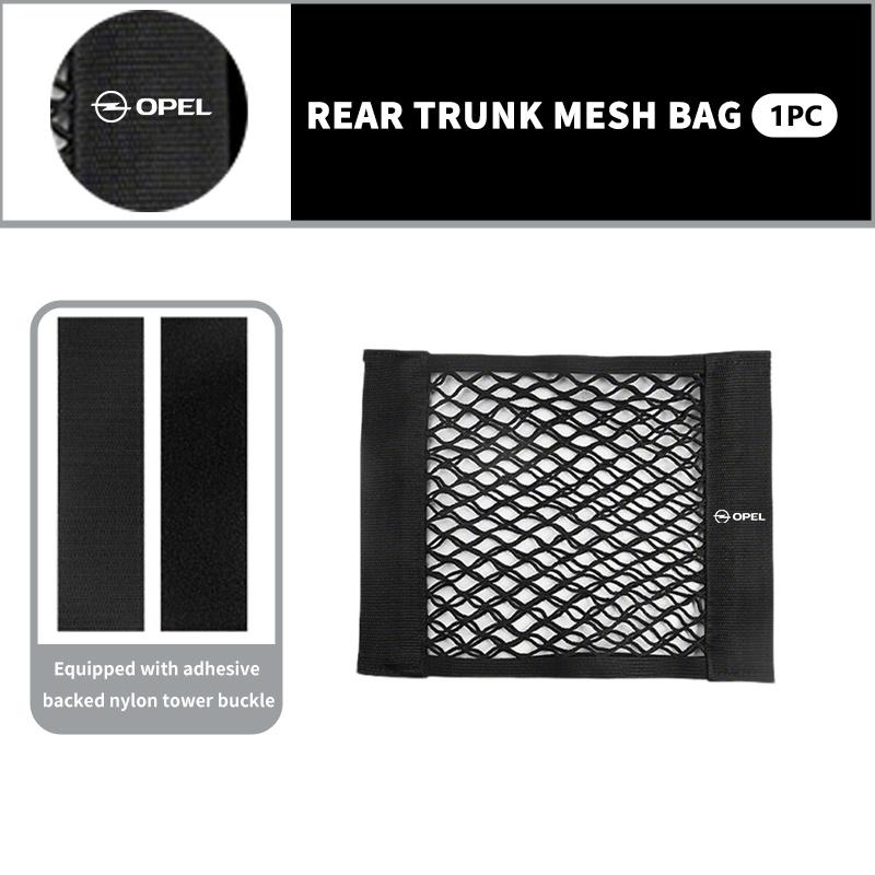 Car Rear Trunk Elastic Mesh Extinguisher Storage Net Fixing Bag For Opel Insignia Astra G J F K Vectra C H Corsa C B D Omega