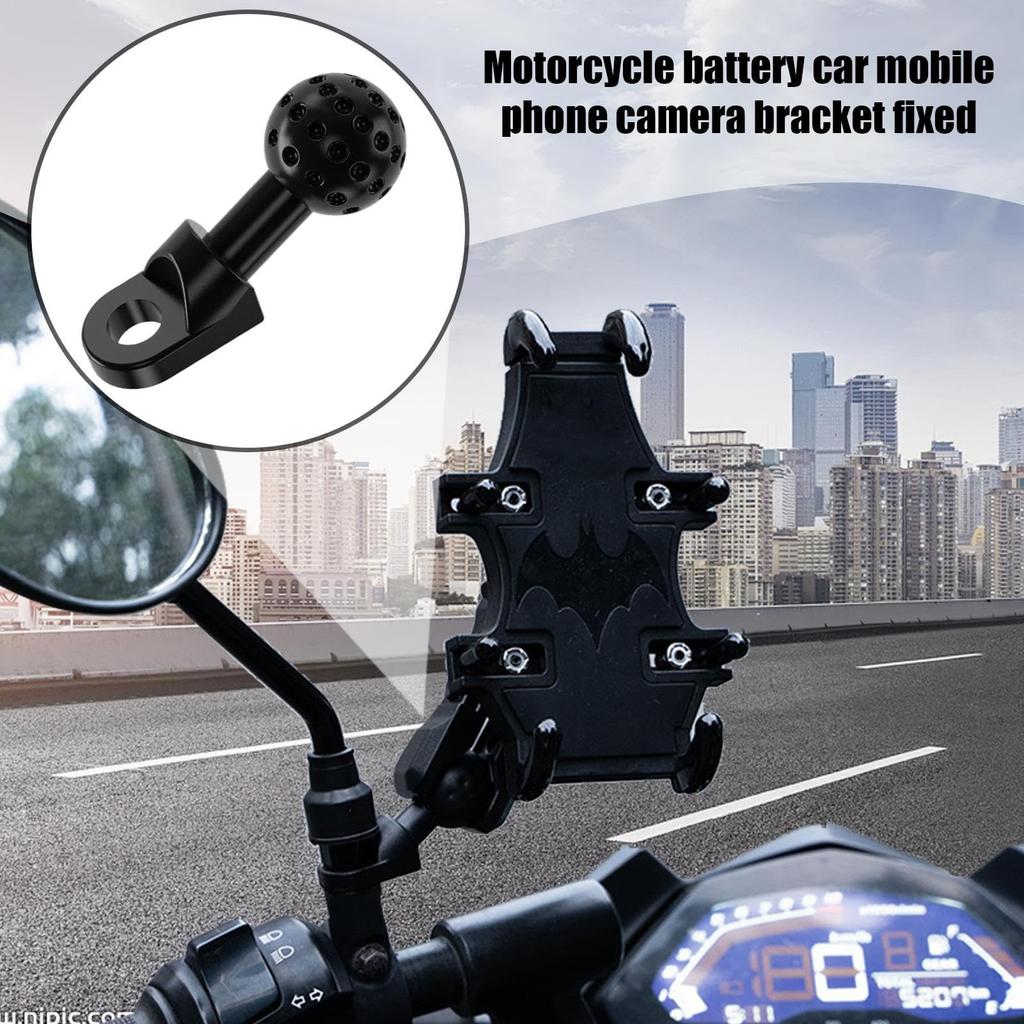 Euyehn Ball Head Adapter - Motorcycle Head Adapter Ball Base Anti-Slip Rear View Mirror