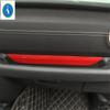 Carbon Fiber Look Car Copilot Glove Handle Decor Stripes Cover Trim For Jeep Wrangler JL 2018 -  Interior Refit Accessories