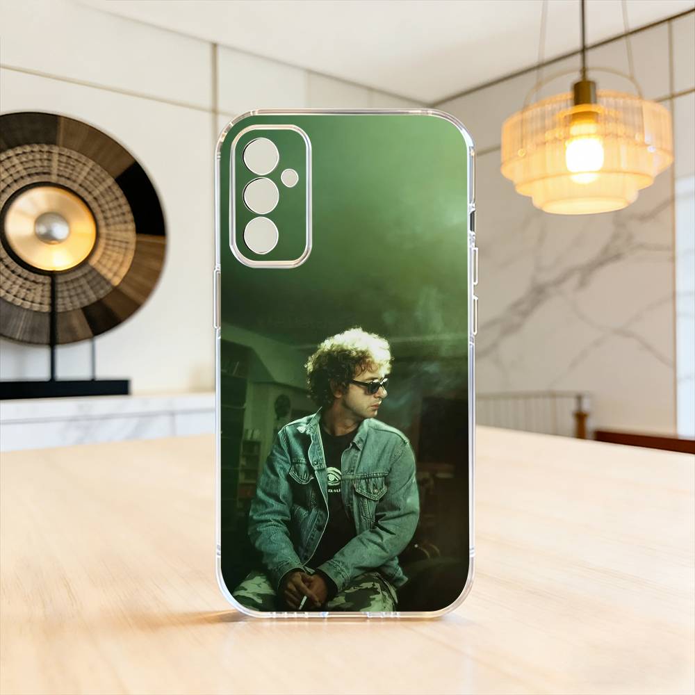 Soda Stereo Gustavo Cerati Phone Case For SamsungA10,12,20,21S,30,31,40,50,51,52,70,71 Transparent Cover
