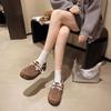 High-value Bag Head Single Shoes for Women, Fashionable and Versatile and Comfortable Thick-soled Lazy Single Shoes for Women 2025 Autumn and Winte