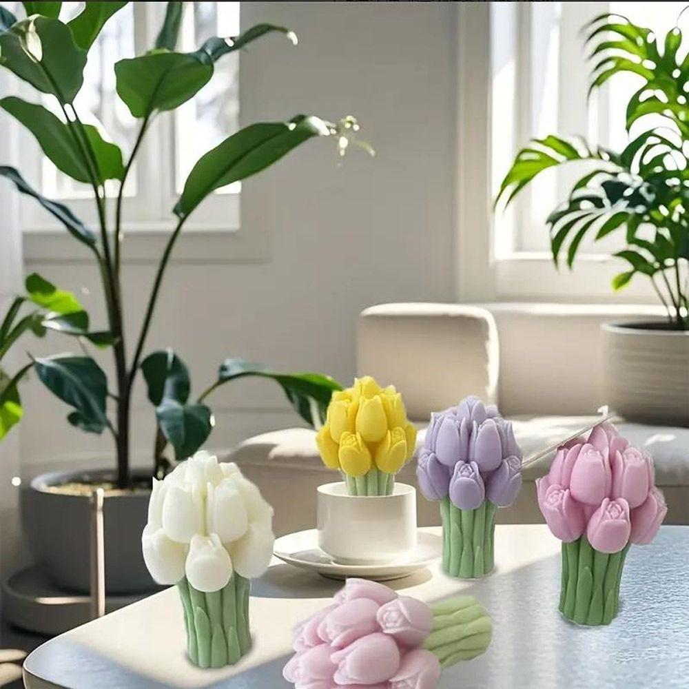 Reusable Silicone Soap Mold DIY Handmade Soap Making Mold Baking Accessories