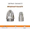 Jasic P80 Plasmaschneider Düse Elektrode mit LGK100/120 Brennerhaube und Zubehör