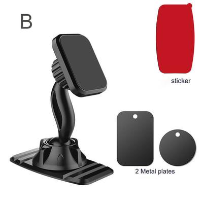 (SU)Universal 360  Magnetic Car Mount Cell Phone Holder Stand Dashboard For