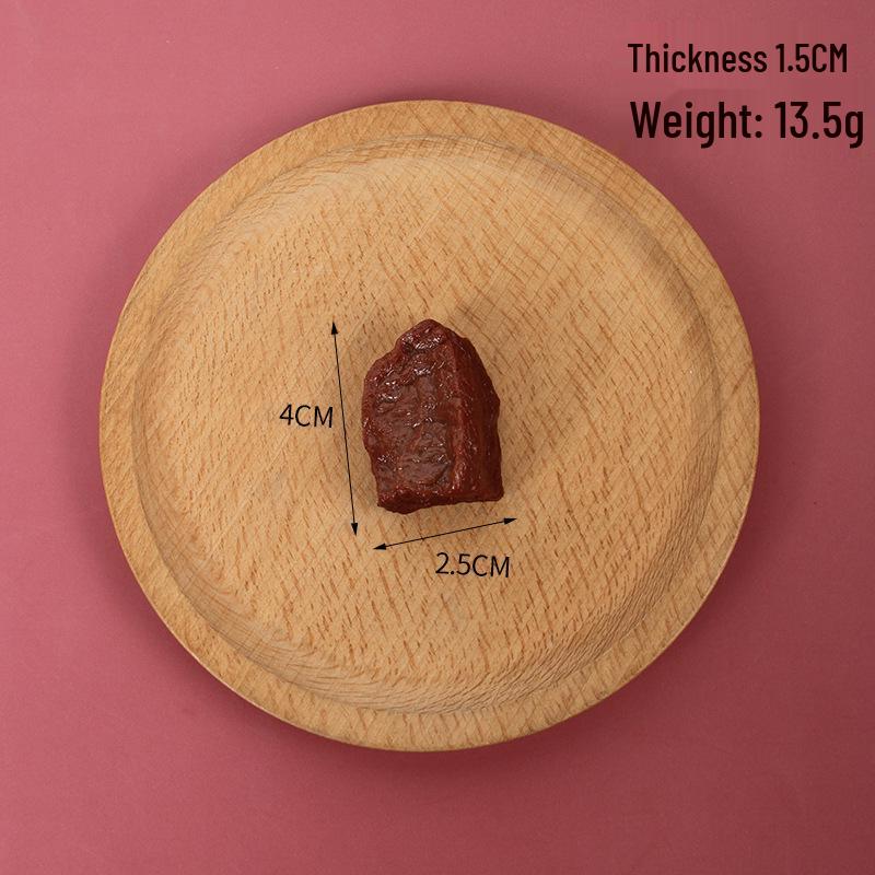 Rhombus Beef Ribs Keychain: Steak & Braised Ribs Model Prop