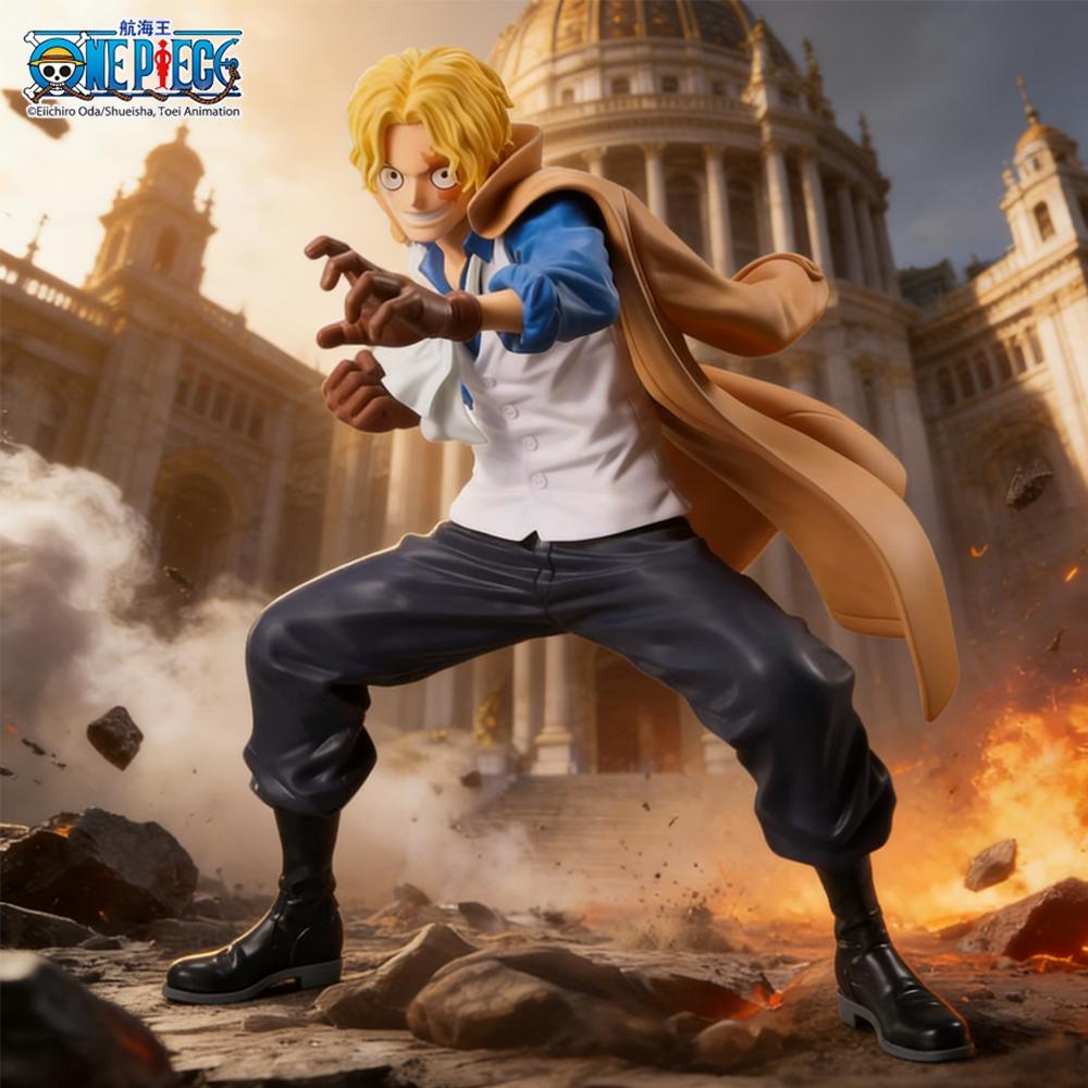 1pc Official One Piece Sabo Figure, Battle Pose, Anime Decoration & Collectible, Perfect for Birthday and Holiday Gifts.