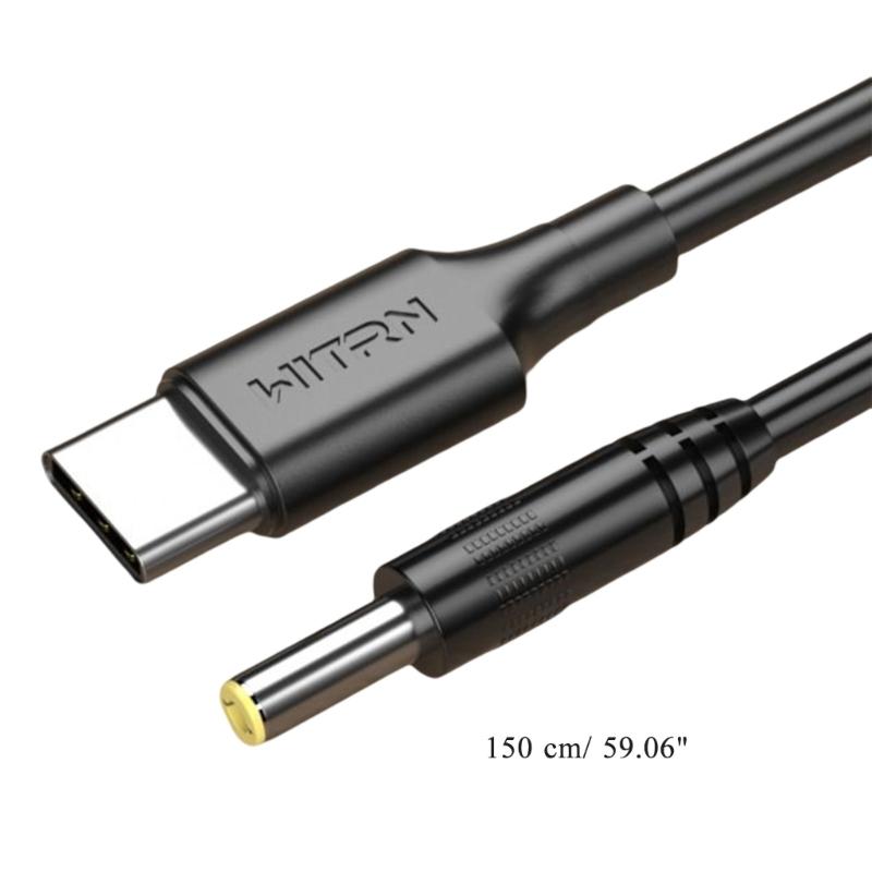 Type C USB C to 20V Converter Cable Power Supply USB C Cable with Jack 4.0x1.7mm Adapter for Laptop Notebook Computer
