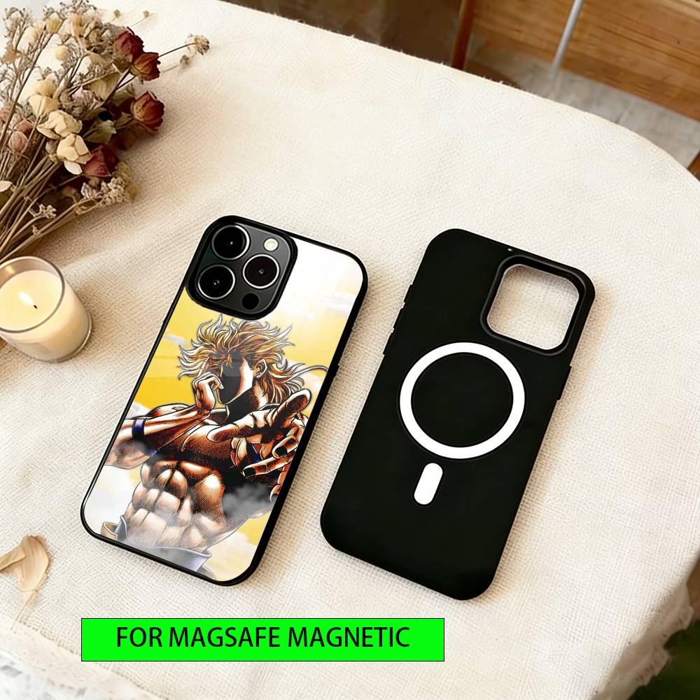 JoJo Bizarre Adventure Phone Case Magnetic with Magsafe Wireless Charging For iPhone17,16,15,14,13,12,11 Plus,Pro