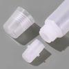 Clear Plastic Refillable Lip Balm Tubes Angled Nozzle for Precise Application Small Cosmetic Containers Empty Bottle