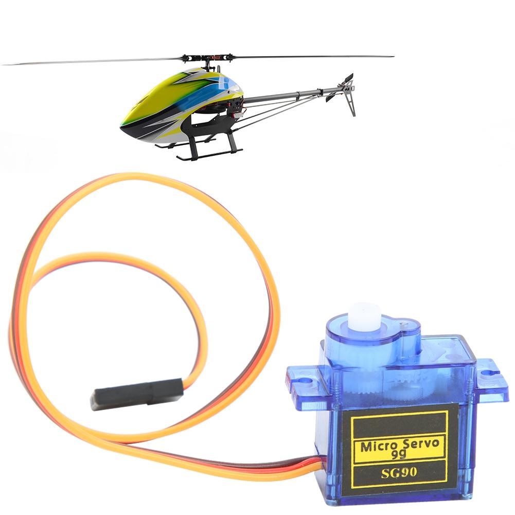 10Pcs SG90 9G Micro Servo Motor Accessory for 6CH RC Helicopter Airplane Controlsblue