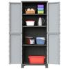 Vidaxl Plastic Cabinet, 68X39X171.5 Cm