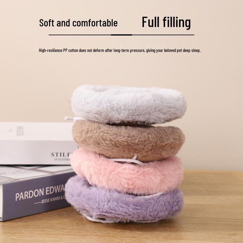 Universal Round Pet Nest: Hamsters, Rats, Guinea Pigs - All-Season Deep Sleep Pad