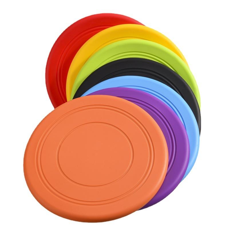 Bite Frisbee Pet Resistant Float Soft Supplies Interactive Toy Multiple Colors