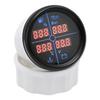 ZMFJH 8 Color LED Multifunctional 52mm Fuel Level Gauge+Oil Pressure+Water Temperature+Voltmeter with Sensor 0-190ohm 100-600mm
