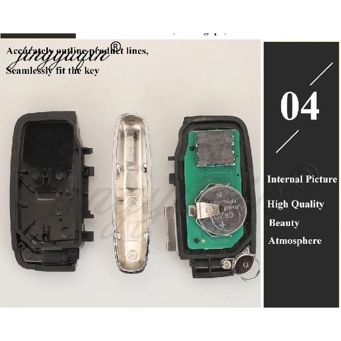jingyuqin Editable ID 433Mhz Remote Car key for Jaguar XJ XF XE F PACE Land Rover Range Rover Sport Vogue Evoque Velar KOBJTF10A