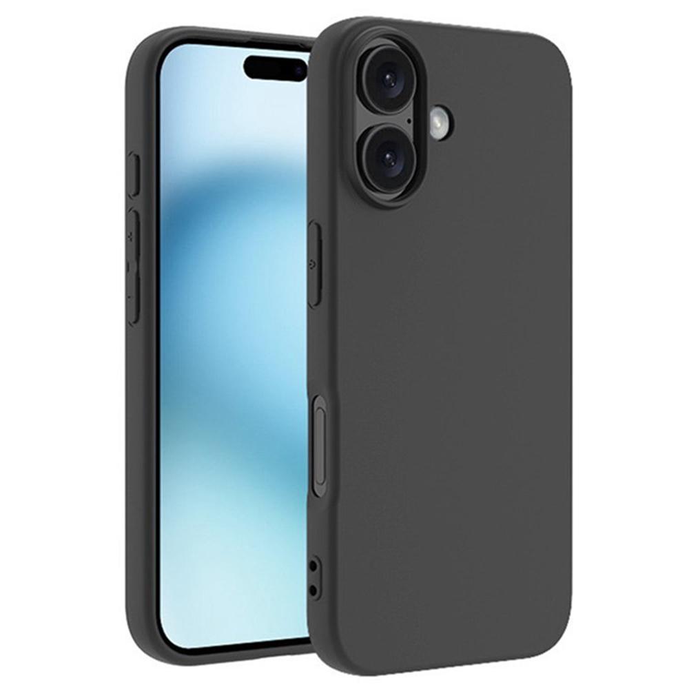 

WANLONFENG RB3 Series For iPhone 16 Case with 2Pcs Screen Film Soft TPU Phone Back Cover (Big Lens Hole) Army Green