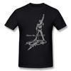 Freddie Mercury T-Shirt Men Print Music Tee Shirt Casual Short Sleeve T Shirt Cute Graphic T Shirts Male Basic T-Shirts