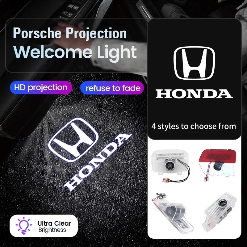 Bmpxw8 For Honda Civic Accord Odyssey Crosstour CR-Z Elysion Spirior Insight UR-V Car Door Projector Lamps LED Welcome Shadow Lights