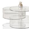 3 Layer Dried Fruit Tray Transparent Snack Plates Nuts Container for Living Room