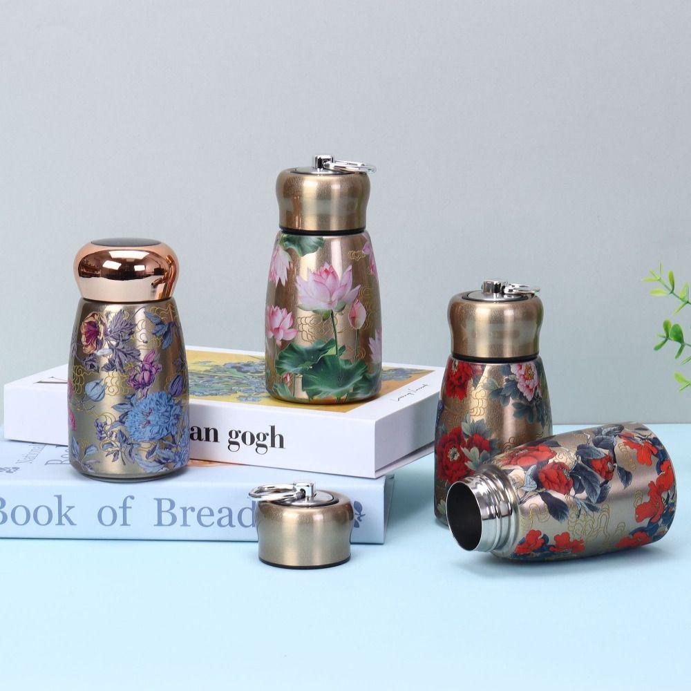 Stainless Steel Water Bottle 300ml Slim Insulated Thermal Water Bottle  Sports