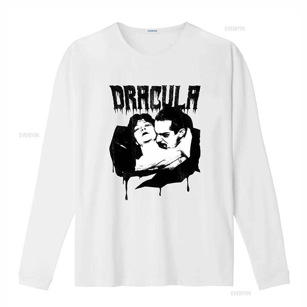 Dracula Vampire Biss Bela Lugosi T-Shirt für Herren Gothic Horrorfilm Inspiriertes Design vintage Gewaschenes Oberteil für den Alltag