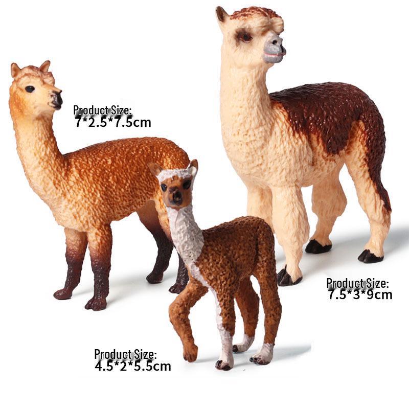Animal Model Set: Lion, Tiger, Elephant, Panda, Giraffe, Hippo, Rhino, Sheep