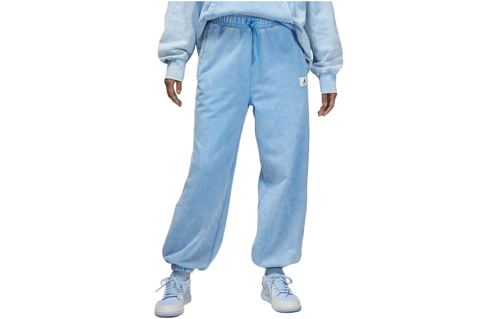 Jordan Flight Knitted Sweatpants Women s Dark Pink Blue DX3249-443 M
