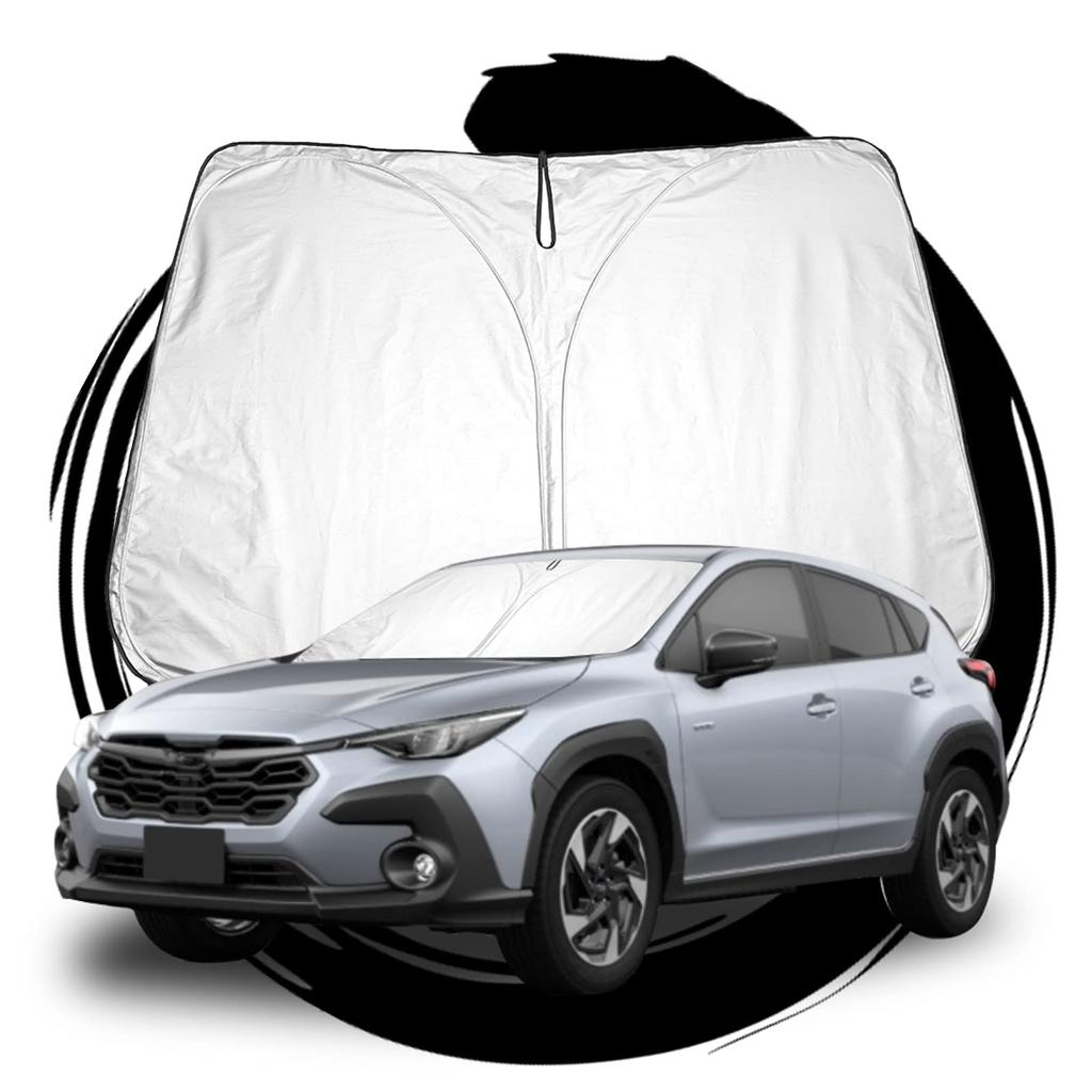 Ruiya Improved 2023 Subaru Crosstrek Custom Windshield Car Sunshade with UV Sunshade for Car No Suction Cups Custom Parts for All Your Crosstrek Needs