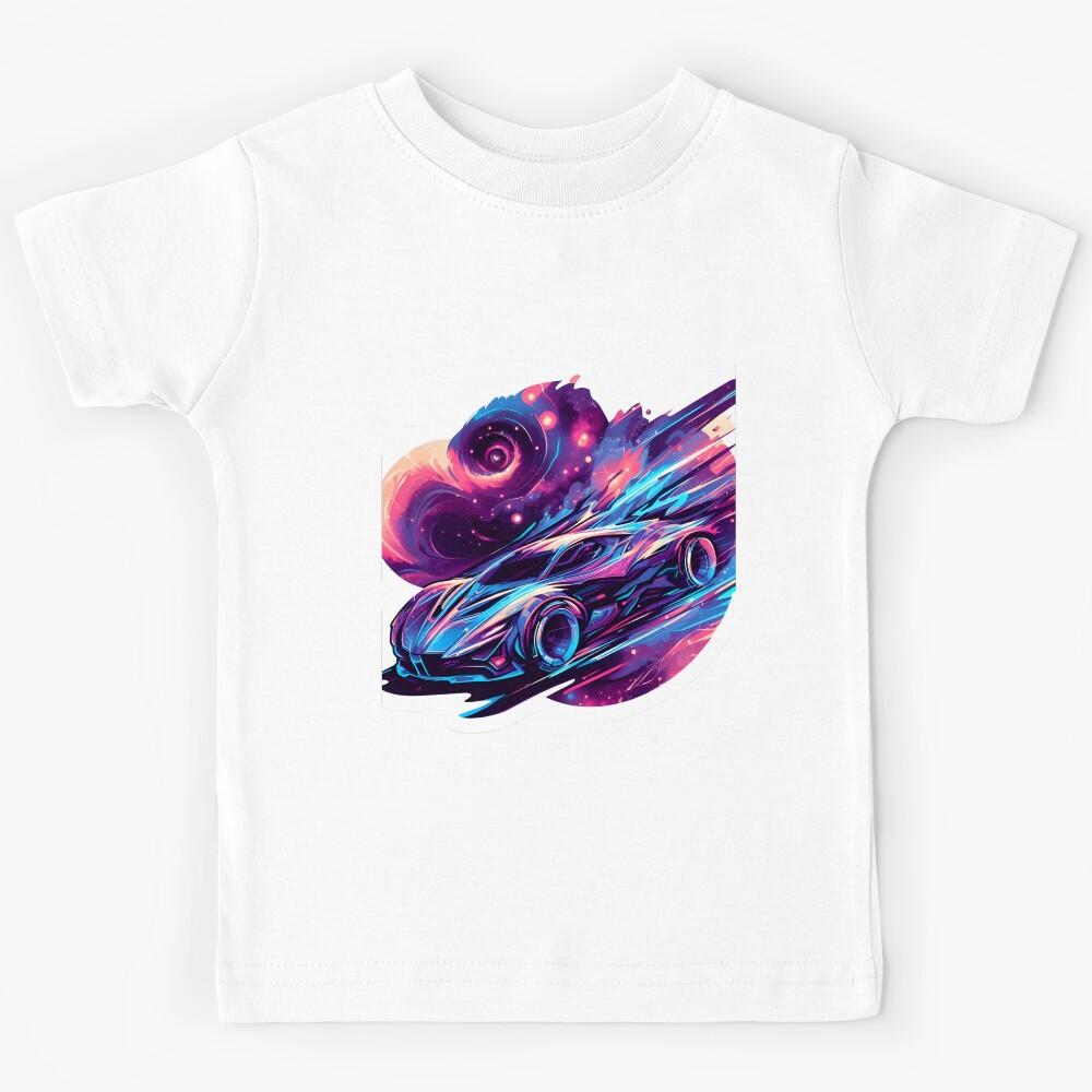 Nebular ethereal futuristic car Kids T-Shirt 130