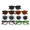 New Korean Round Plastic Sunglasses for Men and Women Fashion Trendy UV Resistant Glasses Outdoor Sunscreen Sunshade Eyewear