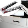 3D Metall Auto Logo Karosseriebuchstaben Motorhaubenabzeichen Aufkleber Auto Dekor Zubehör Für Mitsubishi 9 Ralliart X EX ASX L200 Colt Cross