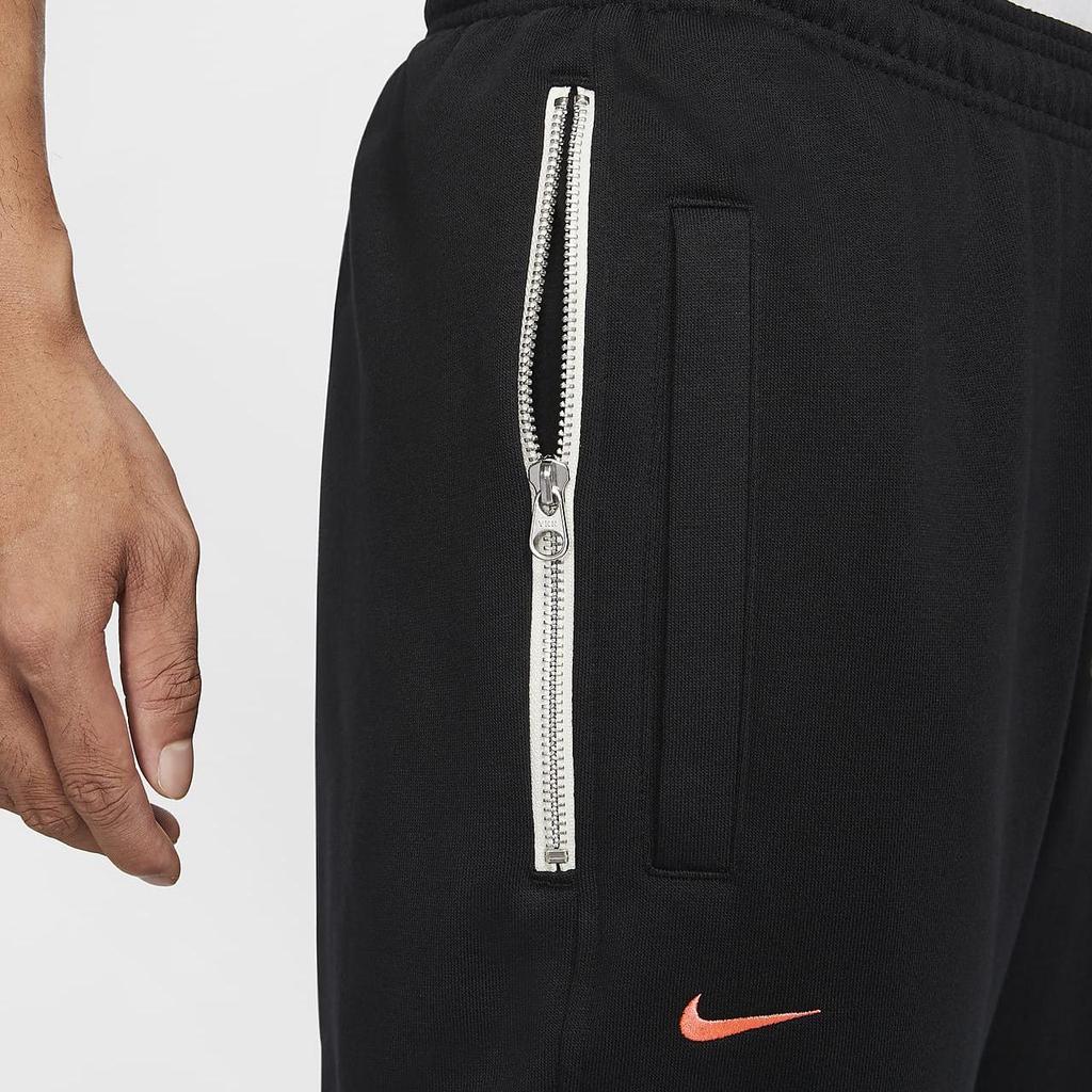 Nike Standard Issue Dri-Fit Comfortable Breathable Skin-Friendly Quick-Dry Fleece Basketball Pants Men Pants Black HV1844-010