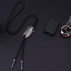 Bolo Tie for Men Western Cowboy Style Necktie with Carved Cicada Buckle Decors