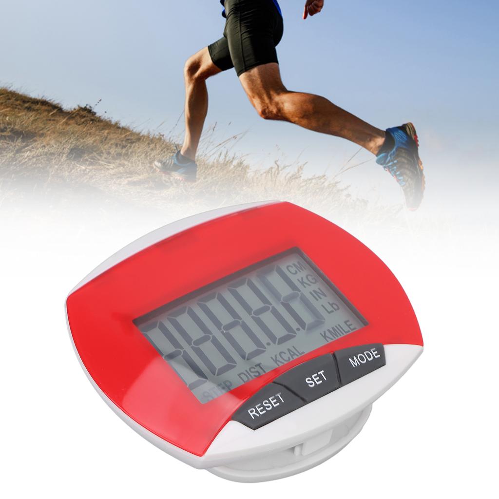 Sports Walking Exercise Pedometer Professional Portable Distance Calorie Step Counter with Clip