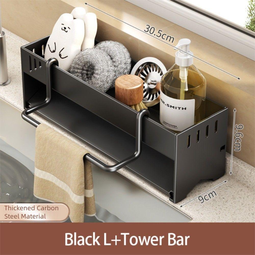 Multi-purpose Sink Organizer Space-Saving Kitchen Countertop Storage Holder Kitchen Use
