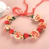 Simulated Flower Floral Garland Handmade Wedding Hair Accessories Flower Crown  Dance Performance