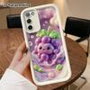 Phone Case: 2D flat, fits Samsung Galaxy A34 A35 M05 M06 S20 S22 S21 FE Plus 5G, purple grape cartoon character, perfect Christmas and Halloween holid