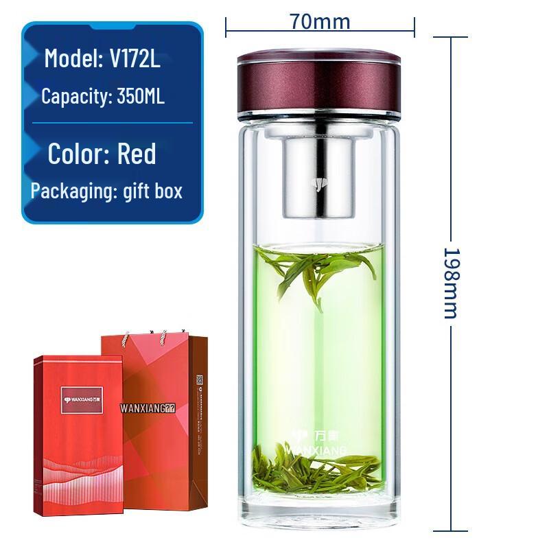 Vientiane Double Wall Glass Business Tumbler